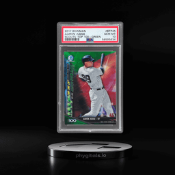 2017 Bowman Chrome Scouts Top 100 Green Refractor Aaron Judge #BTP45 35/99 PSA 10