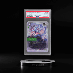 2026 Riftbound League of Legends Spiritforged Exalted Signature Overnumber Aphelios #224* PSA 10
