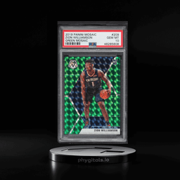 2019 Panini Mosaic Green Zion Williamson ROOKIE #209 PSA 10 GEM MINT