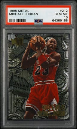 1995 Michael Jordan #212 Metal PSA 10.0