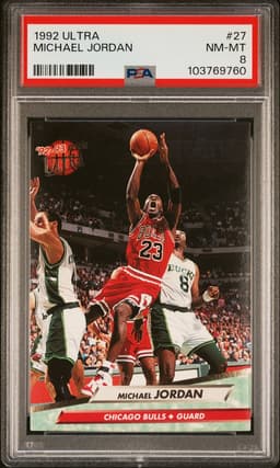 1992 Michael Jordan #27 Ultra PSA 8.0