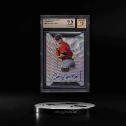 2018 Leaf Metal Draft Silver Wave Casey Mize ROOKIE AUTO #BA-CM1 BGS 9.5 GEM