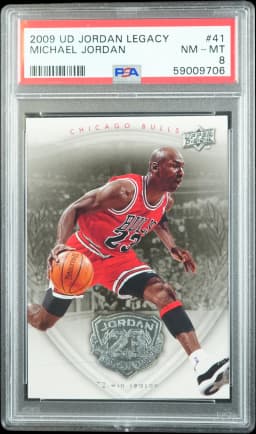 2008 Michael Jordan #41 Jordan Legacy PSA 8.0