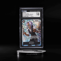 2023 One Piece Pillars Of Strength Alt Art Spandam #OP03-086 CGC 10 GEM MINT