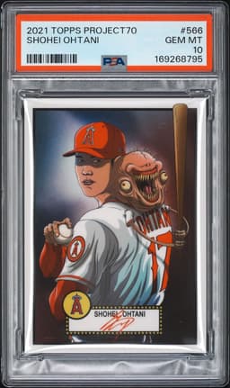 2021 Shohei Ohtani #566 Topps Project 70 PSA 10.0