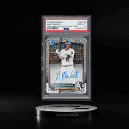 2025 Bowman Chrome HTA Choice Refractor Nate Nankil PROSPECT AUTO /150 #CPA-NN PSA 10 GEM MINT