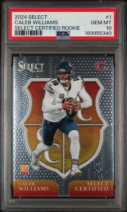 2024 SELECT #1 CALEB WILLIAMS SELECT CERTIFIED PSA 10