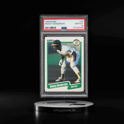 1990 Fleer Rickey Henderson #10 PSA 10 GEM MINT
