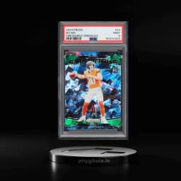 2024 Panini Prizm Fireworks Green Ice Bo Nix ROOKIE #23 PSA 9 MINT
