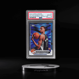 2023 Topps Chrome Blue Basketball Refractor Victor Wembanyama #1 PSA 10