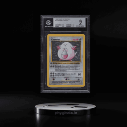 1999 Pokemon Base Set Shadowless 1st Edition Holo Chansey #3 BGS 9 MINT