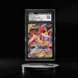 2019 Pokemon SM Promo Team Generations Premium Full Art Charizard Braixen GX #230 CGC 10 GEM