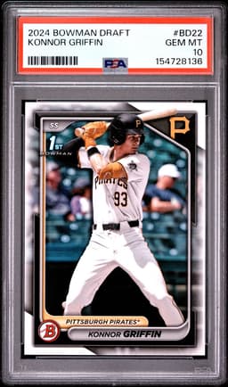 2024 Konnor Griffin #BD-22 Bowman Draft PSA 10.0