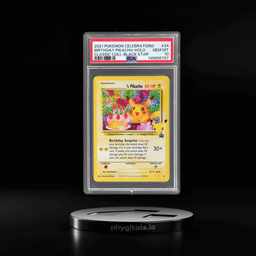 2021 Pokemon Celebrations Black Star Promo Classic Collection Holo Birthday Pikachu #24 PSA 10