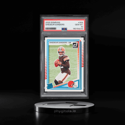 2025 Donruss Football Shedeur Sanders ROOKIE #306 PSA 10 GEM MINT