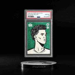 2025 Topps Deco UEFA Club Competitions Artistry Estevao Willian PSA 10