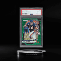 2024 Prizm Green Wave Brian Urlacher #52 PSA 10 GEM MINT