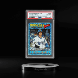 2026 Topps Heritage Chrome Light Blue Sparkle Shohei Ohtani #290 PSA 10