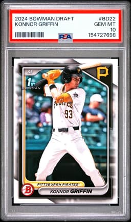 2024 Konnor Griffin #BD-22 Bowman Draft PSA 10.0