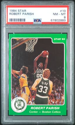 1984 ROBERT PARISH #10 STAR '85 PSA 8.0