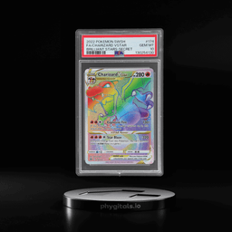 2022 Pokemon Sword and Shield Brilliant Stars Secret Rare Charizard Vstar #174 PSA 10