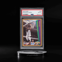 1992 Fleer Basketball Shaquille O'Neal ROOKIE #298 PSA 8 NM-MT
