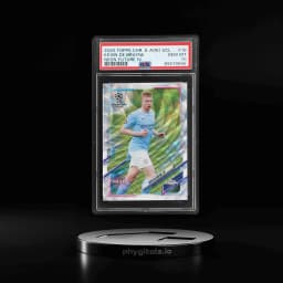 2020 Topps Chrome X Steve Aoki UEFA Champions League Neon Future Neon Future IV Refractors Kevin De Bruyne #18 14/25 PSA 10