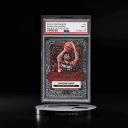 2022 Panini Contenders ROY Shaedon Sharpe ROOKIE #13 PSA 9 MINT