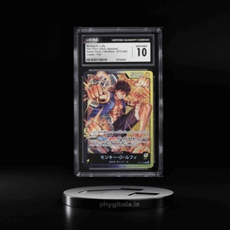 2023 One Piece Japanese 3 Brothers Foil Leader Monkey D. Luffy #ST13-003 CGC 10 GEM MINT