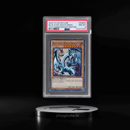 2023 Yu-Gi-Oh! Legend of Blue Eyes White Dragon 25th Anniversary Edition Blue-Eyes White Dragon #EN001 PSA 8