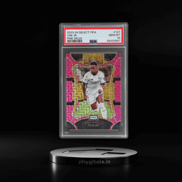 2023 Panini Select Fifa Mezzanine Pink Mojo Vini Jr #127 112/199 PSA 10