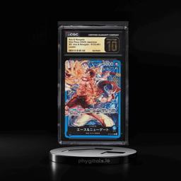 2025 One Piece Japanese Starter Deck Leader Ace & Newgate #ST22-001 CGC 10 PRISTINE