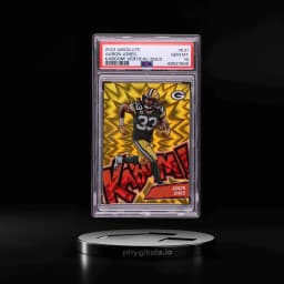 2023 Absolute Kaboom Vertical Gold Aaron Jones /10 #K31 PSA 10 GEM MINT