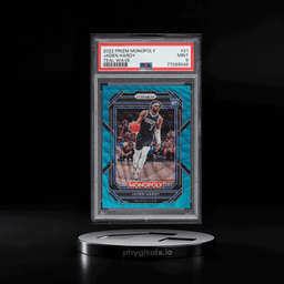 2022 Panini Prizm Monopoly Teal Wave Jaden Hardy ROOKIE #21 PSA 9 MINT