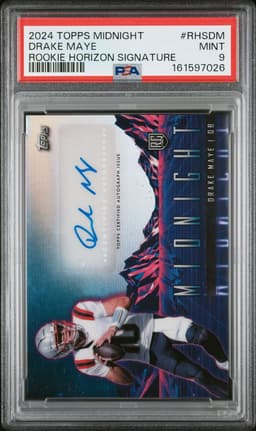 2024 DRAKE MAYE TOPPS MIDNIGHT HORIZON PSA 9.0
