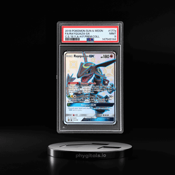 2018 Pokemon Sun and Moon Promo '19 Yellow A Hidden Fates Premium Collection Rayquaza Gx #177A PSA 9