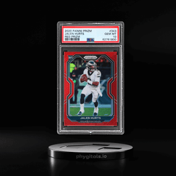 2020 Panini Prizm Red Prizm Jalen Hurts #343 PSA 10
