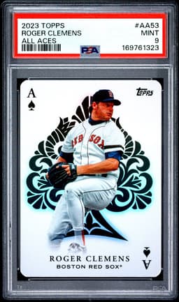 2023 ROGER CLEMENS #AA53 ALL ACES PSA 9.0