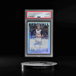 2024 Topps UEFA Club Competitions Autograph Lucas Bergvall #A-LB PSA 10