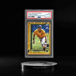 2025 Topps Pro Debut Chrome Gold Mini Diamond Refractor Konnor Griffin #PDC-32 23/50 PSA 10