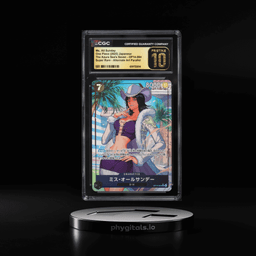 2025 One Piece Japanese The Azure Sea's Seven SR Alt Art Ms. All Sunday CGC 10 PRISTINE