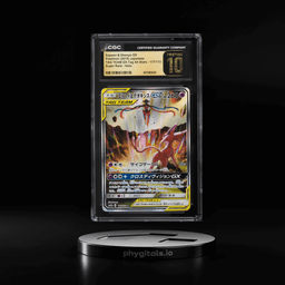 2019 Pokemon Japanese Sun & Moon Tag Team GX Full Art Espeon & Deoxys GX #177 CGC 10 PRISTINE
