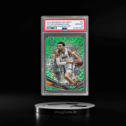 2022 Bowman's Best University Green Mini Diamond Refractor Victor Wembanyama #51 81/99 PSA 10