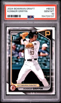 2024 Konnor Griffin #BD-22 Bowman Draft PSA 10.0