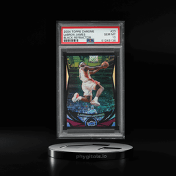 2004 Topps Chrome Black Refractor LeBron James /500 #23 PSA 10 GEM MINT