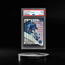 2021 Panini Mosaic Mosaic Amon-Ra St. Brown #328 PSA 9