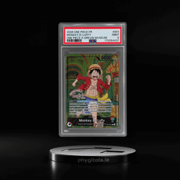 2026 One Piece Card Game Promo French One Piece × Grevin Museum Monkey D. Luffy #OP13-001 PSA 9