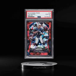 2019 Panini Prizm Red Ice Tom Brady #18 PSA 10 GEM MINT