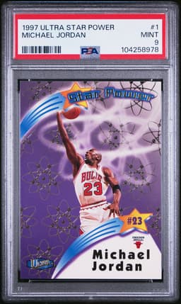 1997 Michael Jordan #1 Ultra Star Power PSA 9.0