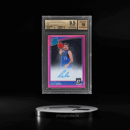2018 Donruss Optic Rated Rookie Autograph Pink Luka Doncic #177 5/25 BGS 9.5